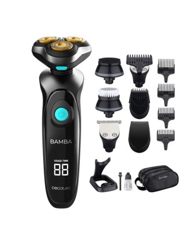Cecotec Afeitadora BAMBA PrecisionCare TWISTGROOM 10in1