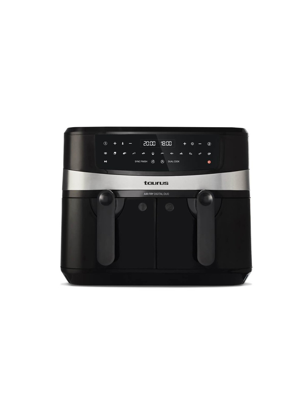 Taurus Freidora de Aire DUO 4,5L + 4,5L Doble Cubeta