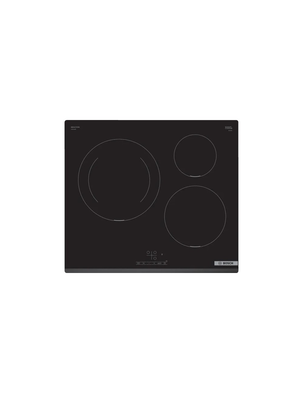 Bosch Encimera Inducción PUJ631BB5E Hobs Negro 60cm 3 Zonas