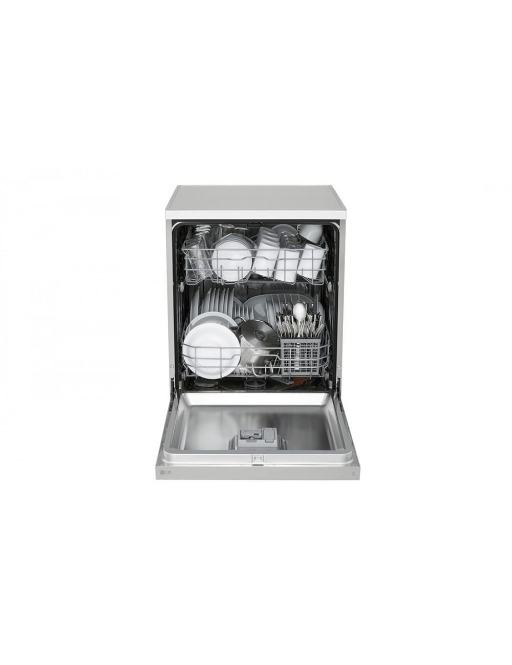 LG Lavavajillas DF141FV Inox 14 Servisio QuadWash Clase D
