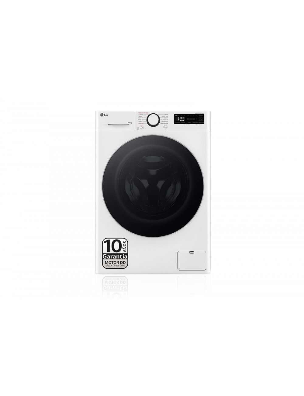 LG LavadoraSecadora Carga Frontal G2DR5S09A1W 9 5kg 1400 Rpm Vapor Clase A E