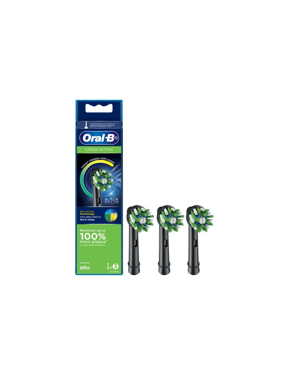 Braun Accesorio Cepillo EB50RX CROSSACTION SP 3 Unidades Braun Accesorio Cepillo EB50RX CROSSACTION SP 3 Unidades