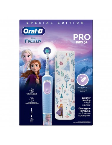 Braun Cepillo de Dientes D103.413.2KX Infantil Frozen + Estuche Braun Cepillo de Dientes D103.413.2KX Infantil Frozen + Estuche