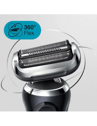 Braun Máquina de Afeitar 71N1200s SERIES 7 360ª + Precision Trimmer