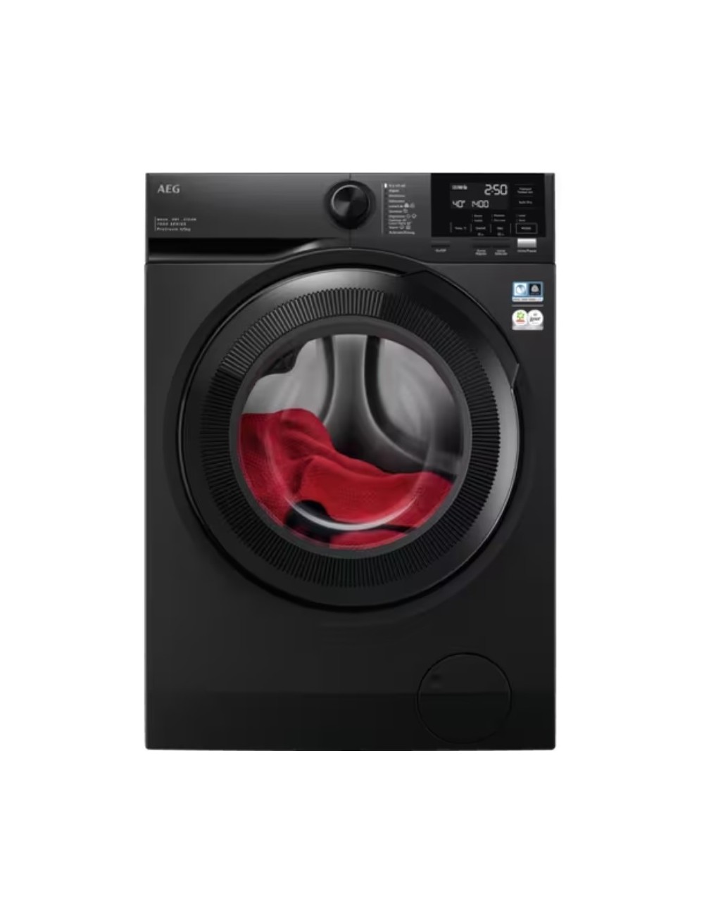 AEG LAVADORA SECADORA  SERIES 7000 LWR7196U4B LAVADORA-SECADORA INDEPENDIENTE CARGA FRONTAL NEGRO D