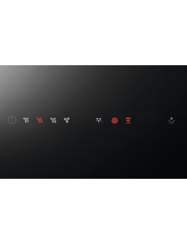 AEG CAMPANA  DBE5981HR DE PARED NEGRO 615 M³ H A