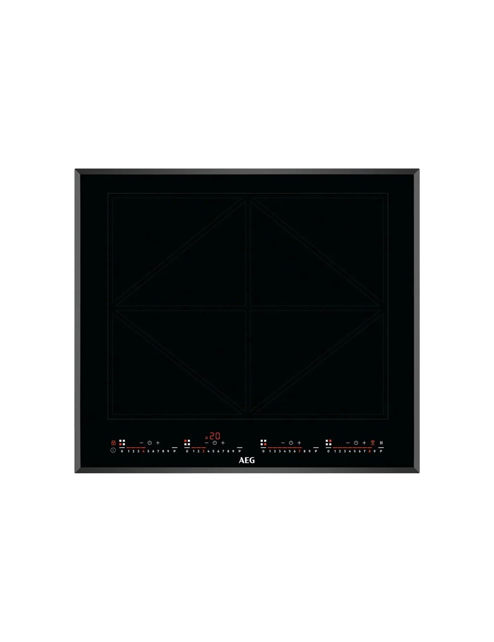 AEG PLACA INDUCCIÓN  IKK64681FB NEGRO INTEGRADO 60 CM CON PLACA DE INDUCCIÓN 4 ZONA(S)