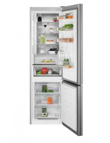 AEG FRIGORÍFICO COMBI  SERIES 8000 RCB736E7ML NEVERA Y CONGELADOR INDEPENDIENTE 367 L E ACERO INOXIDABLE