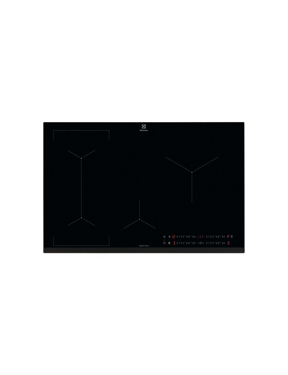 ELECTROLUX PLACA INDUCCIÓN  SERIE 600 LIV834 NEGRO INTEGRADO 80 CM CON PLACA DE INDUCCIÓN 4 ZONA(S)