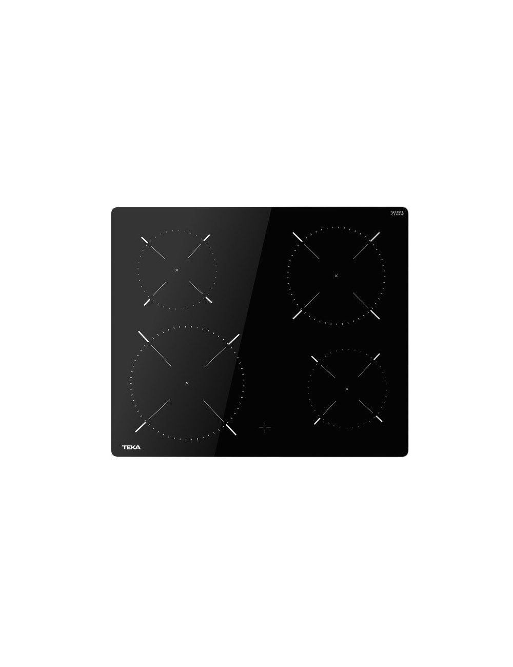 Teka Encimera Vitrocerámica TTC64010CRD Polivalente 4 Fuegos