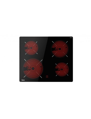 Teka Encimera Vitrocerámica TTC64010CRD Polivalente 4 Fuegos