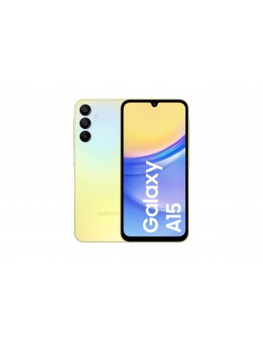 Samsung Teléfono Móvil GALAXY A15 6,5" FHD 4+128Gb 4 Camaras Amarillo