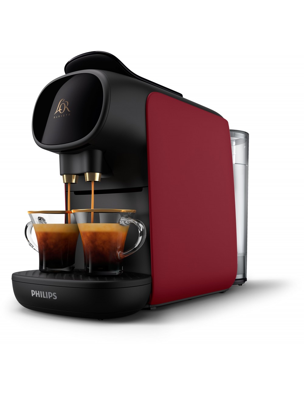 Philips Cafetera l'Or Barista LM9012 55 Roja + 50 Cápsulas