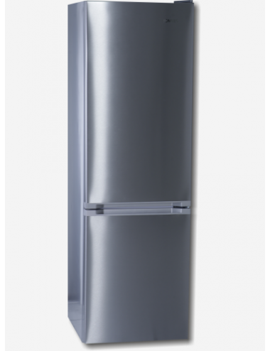 ROMMER Frigorífico Combi FCV323 1,71x54cm Inox Clase F