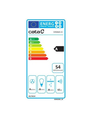 CATA CAMPANA SYGMA 6010X 60CM 802 m³/h INOX