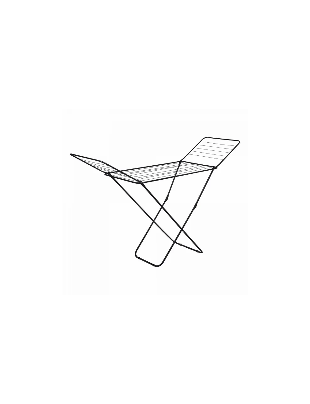 JATA TENDEDERO ROPA HTEN-2370 ACERO PINTADO 176x55x92.