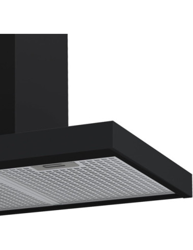 CATA CAMPANA SYGMA 9010BK NEGRA/DECORATIVA/90Cm/850m3/h.