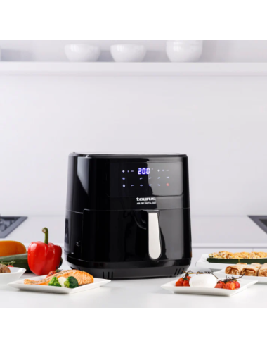 TAURUS FREIDORA AIR FRY SIN ACEITE DIGITAL 360 7,5L. DOBLE RESISTENCIA REF. AF2150D