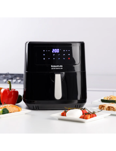 TAURUS FREIDORA AIR FRY SIN ACEITE DIGITAL 360 7,5L. DOBLE RESISTENCIA REF. AF2150D