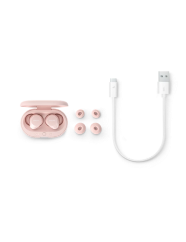 PHILIPS AURICULAR TAT-1209PK TRUE WIRELEES BLUETOOTH ROSA