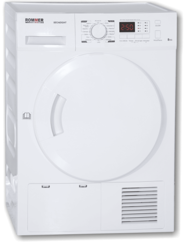 ROMMER SECADORA SECA-ECO 8 8KG BOMBA CALOR CLASE A++