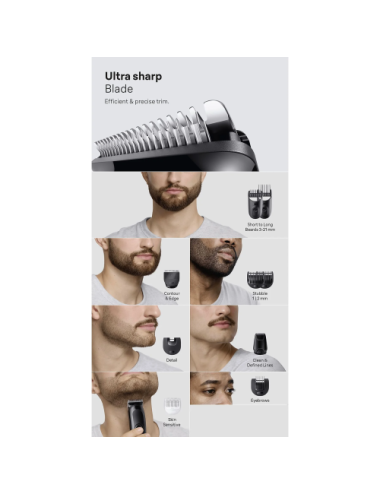 BRAUN CORTAPELOS + BARBA AIO-3560 SERIES 3 10 EN 1