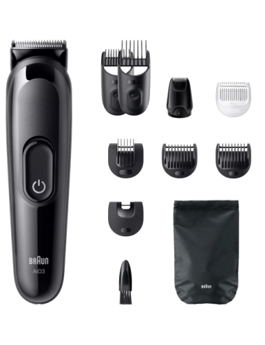 BRAUN CORTAPELOS + BARBA AIO-3560 SERIES 3 10 EN 1