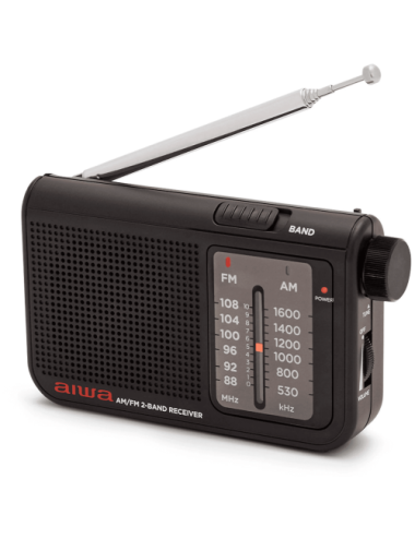 AIWA RADIO PORTATIL RS-55/BK ANALOGICA NEGRA