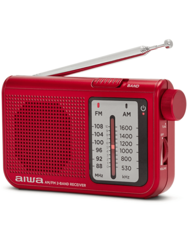 AIWA RADIO PORTATIL RS-55/RD ANALOGICA ROJA