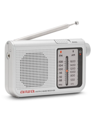 AIWA RADIO PORTATIL RS-55/SL ANALOGICA SILVER