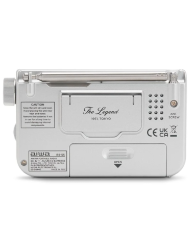 AIWA RADIO PORTATIL RS-55/SL ANALOGICA SILVER