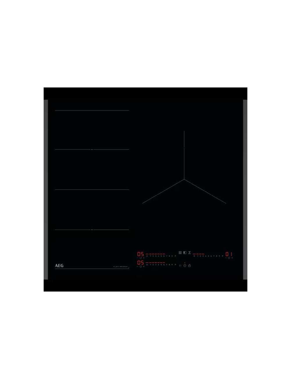 AEG ENC. VITRO TI631F0BFB INDUCCION FLEX BISELADA