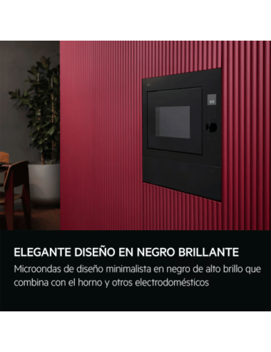 AEG HORNO-MICROONDAS OS5MG20EB INTEGRABLE NEGRO 25L