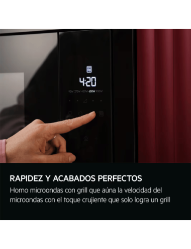 AEG HORNO-MICROONDAS OS5MG20EB INTEGRABLE NEGRO 25L