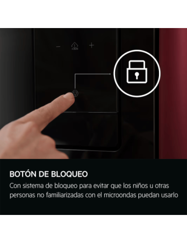 AEG HORNO-MICROONDAS OS5MG20EB INTEGRABLE NEGRO 25L