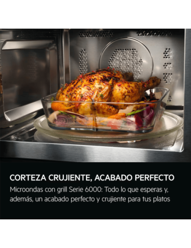 AEG HORNO-MICROONDAS OS5MG20EB INTEGRABLE NEGRO 25L
