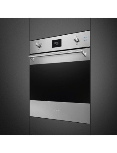 Smeg Horno SOP6301S2X Multifunción Vapor Clean Inox 65L Termoventilado Clase A
