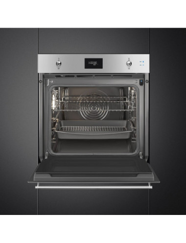 Smeg Horno SOP6301S2X Multifunción Vapor Clean Inox 65L Termoventilado Clase A