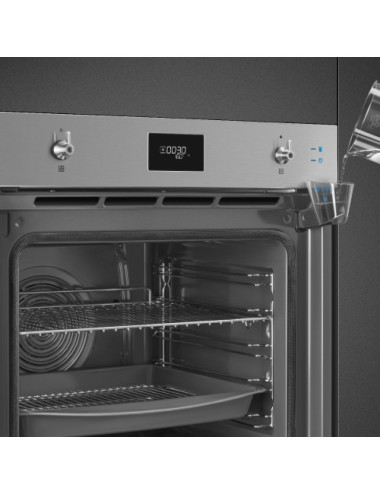 Smeg Horno SOP6301S2X Multifunción Vapor Clean Inox 65L Termoventilado Clase A