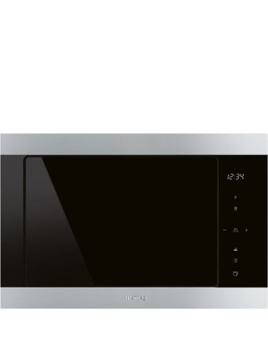 Smeg Microondas Integrable FMI325X Acero Inoxidable 26L 900W Grill 8 Programas Clase A