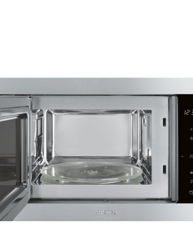 Smeg Microondas Integrable FMI325X Acero Inoxidable 26L 900W Grill 8 Programas Clase A