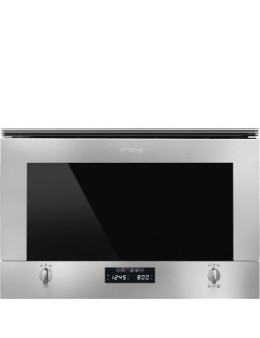 Smeg Microondas MP422X1 Inox 22L 900W Grill Clase A