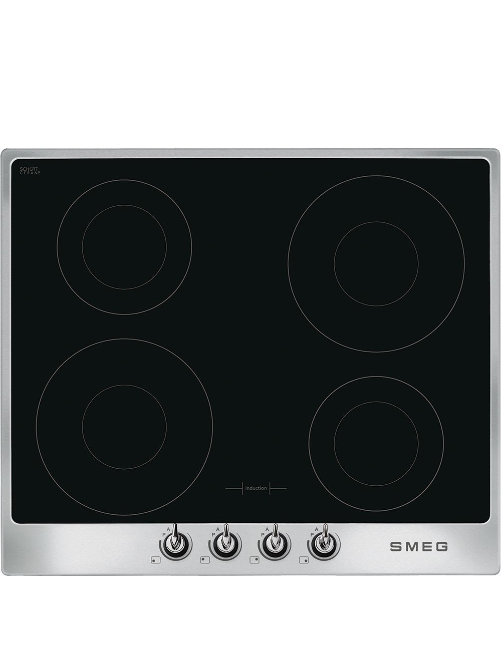 Smeg Encimera Gas SI964XM 4 Quemadores Inox Seguridad Termopar Smeg Encimera Gas SI964XM 4 Quemadores Inox Seguridad Termopar