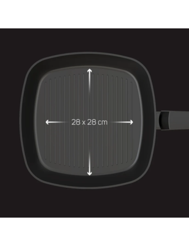 TAURUS SARTEN GRILL BEST MOMENTS 24x24 (KGR4028)