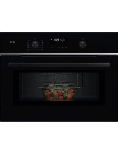 AEG Horno compacto TM5NK401B Microondas + Grill Explore LED WiFi Negro 44 L Multifunción