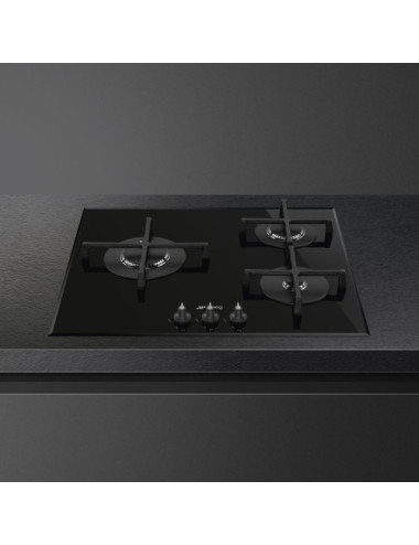 Smeg Encimera Gas PV163B3 3 Fuegos Inox
