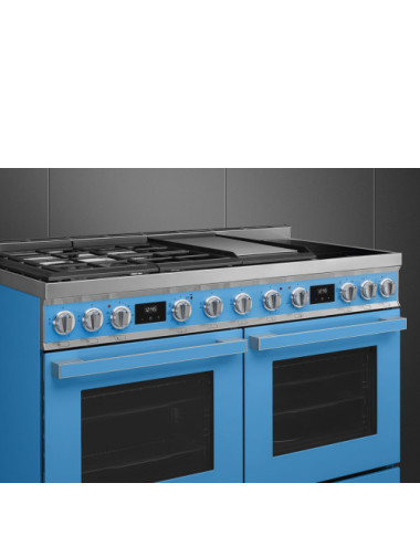 Smeg Cocina Portofino CPF120IGMPT Mixta Inducción/Gas 120cm Crema 2 Hornos Multifunción Vapor Clase A+