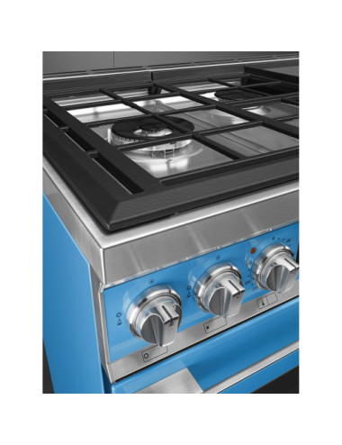 Smeg Cocina Portofino CPF120IGMPT Mixta Inducción/Gas 120cm Crema 2 Hornos Multifunción Vapor Clase A+