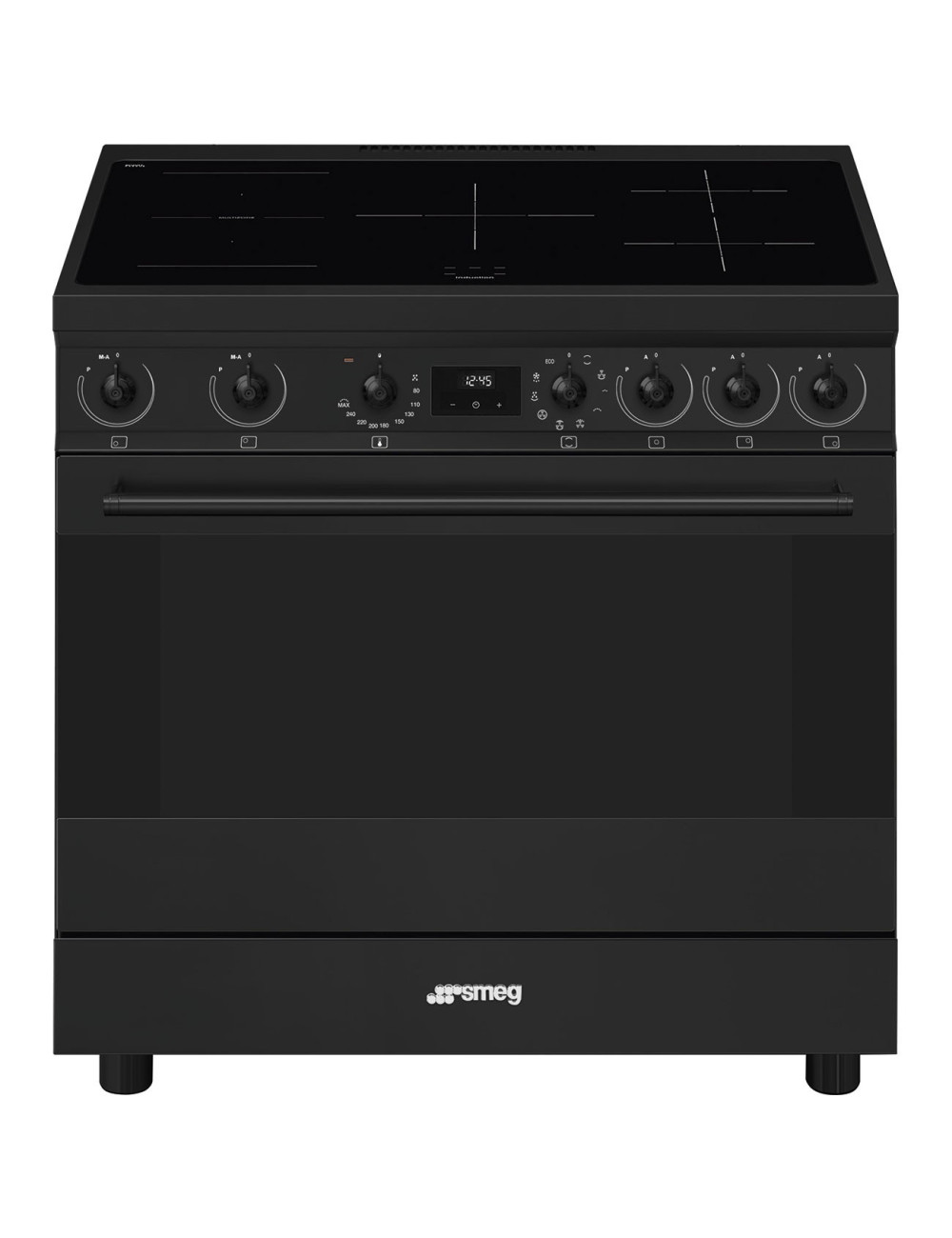 Smeg Cocina Independiente C9IMN2 Inducción 90x60 cm Termoventilado Clase A