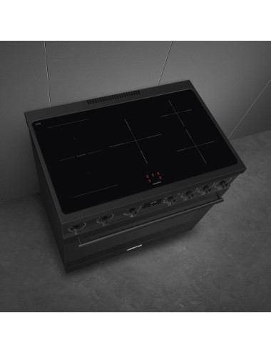 Smeg Cocina Independiente C9IMN2 Inducción 90x60 cm Termoventilado Clase A